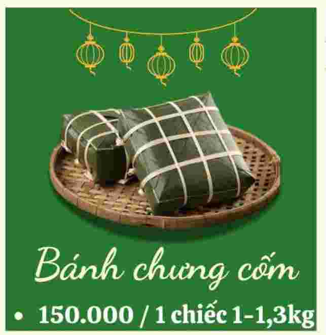 Bánh chưng cốm Thanh An